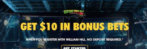 10 bet bonus code 2016|William Hill No Deposit Bonus .